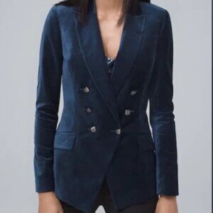White House Black Market Velvet Blazer